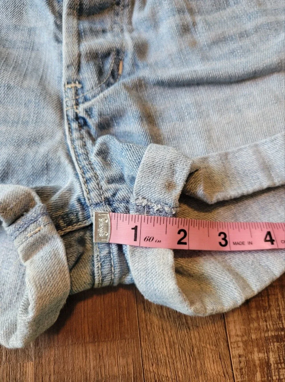 Hollister Light Wash Denim Shorts